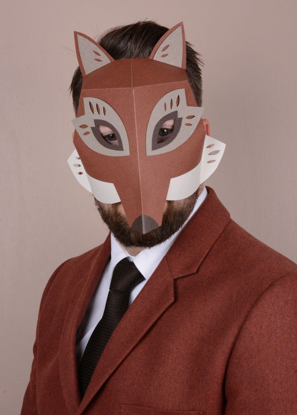 Paper mask Fox